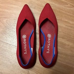 Rothy’s Red flats 8